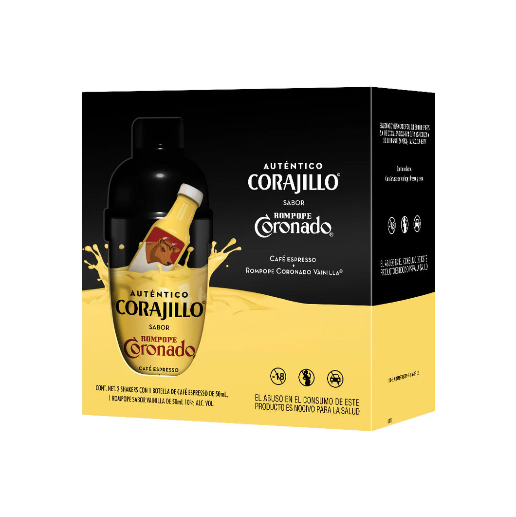 Auténtico Corajillo Duopack Sabor Rompope Coronado